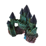 Maxbell Maxbell Aquarium Landscape Antique Castle Cave Ancient Castle Tower  Ornament Type B