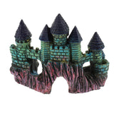 Maxbell Maxbell Aquarium Landscape Antique Castle Cave Ancient Castle Tower  Ornament Type B