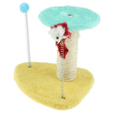 Maxbell Maxbell 1 Pc Two-layer Sisal Spring Cat Climbing Structure Cat Claw Scratching Toy