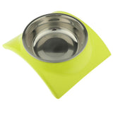 Maxbell Maxbell Pet Dog Dual-Use Food Bowl Pet Slip and Leakproof Bowl Stainless Steel Green