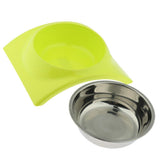 Maxbell Maxbell Pet Dog Dual-Use Food Bowl Pet Slip and Leakproof Bowl Stainless Steel Green