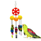 Maxbell Maxbell Bird Swing Toys Colorful Ball Block Pet Bird Bite Chewing Toy Style_3