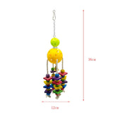 Maxbell Maxbell Parrot Hanging Toys Colorful Ball Block Pet Bird Bite Chewing Toy Style 2