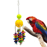 Maxbell Maxbell Parrot Hanging Toys Colorful Ball Block Pet Bird Bite Chewing Toy Style 2