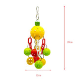 Maxbell Maxbell Parrot Hanging Toys Colorful Ball Block Pet Bird Bite Chewing Toy Style 3