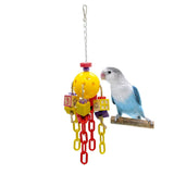 Maxbell Maxbell Parrot Hanging Toys Colorful Ball Block Pet Bird Bite Chewing Toy Style 4