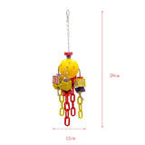 Maxbell Maxbell Parrot Hanging Toys Colorful Ball Block Pet Bird Bite Chewing Toy Style 4