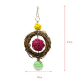 Maxbell Maxbell Parrot Hanging Toys Colorful Ball Block Pet Bird Bite Chewing Toy Style 5