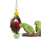 Maxbell Maxbell Parrot Hanging Toys Colorful Ball Block Pet Bird Bite Chewing Toy Style 5