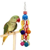 Maxbell Maxbell Parrot Hanging Toys Colorful Ball Block Pet Bird Bite Chewing Toy Style 6