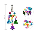 Maxbell Maxbell 6Pcs Bird Swing Toys Colorful Ball Block Pet Bird Bite Chewing Toy