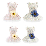 Maxbell Maxbell 1 Pc Puppy Dog Princess Dress Wedding Clothe Small Dog Summer Skirt Yellow S