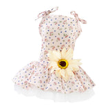 Maxbell Maxbell 1 Pc Puppy Dog Princess Dress Wedding Clothe Small Dog Summer Skirt Yellow S