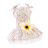 Maxbell Maxbell 1 Pc Puppy Dog Princess Dress Wedding Clothe Small Dog Summer Skirt Yellow S