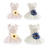 Maxbell Maxbell 1 Pc Puppy Dog Princess Dress Wedding Clothe Small Dog Summer Skirt Yellow S
