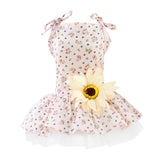 Maxbell Maxbell 1 Pc Puppy Dog Princess Dress Wedding Clothe Small Dog Summer Skirt Yellow S