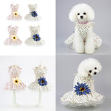 Maxbell Maxbell 1 Pc Puppy Dog Princess Dress Wedding Clothe Small Dog Summer Skirt Yellow S