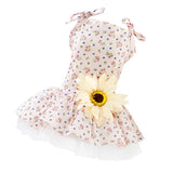 Maxbell Maxbell 1 Pc Puppy Dog Princess Dress Wedding Clothe Small Dog Summer Skirt Yellow S