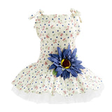 Maxbell Maxbell 1 Pc Puppy Dog Princess Dress Wedding Clothe Small Dog Summer Skirt Blue S