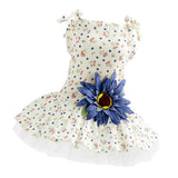 Maxbell Maxbell 1 Pc Puppy Dog Princess Dress Wedding Clothe Small Dog Summer Skirt Blue S
