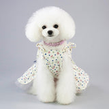 Maxbell Maxbell 1 Pc Puppy Dog Princess Dress Wedding Clothe Small Dog Summer Skirt Blue S