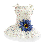 Maxbell Maxbell 1 Pc Puppy Dog Princess Dress Wedding Clothe Small Dog Summer Skirt Blue S