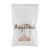 Maxbell Maxbell 1 Pc Creative Bamboo Glass Triangle Fish Tank Desktop Decor - Natural Color