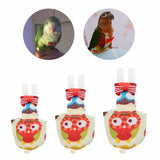 Maxbell Maxbell Bird Parrot Nappies Pocket Cloth Diaper Bird Pee Pad Dark Gray for Birds S
