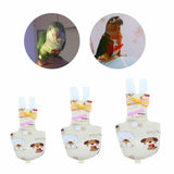 Maxbell Maxbell Bird Clothes Parrot Diaper Napkin Pants Suit Cockatiel Parakeet Parakeet S