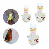 Maxbell Maxbell Bird Clothes Parrot Diaper Napkin Pants Suit Cockatiel Parakeet Parakeet S