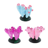 Maxbell Maxbell Aquarium Tank Landscaping Fluorescent Sea Squirt Simulation Coral Purple