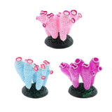 Maxbell Maxbell Aquarium Tank Landscaping Fluorescent Sea Squirt Simulation Coral Purple
