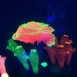 Maxbell Maxbell Aquarium Tank Landscaping Fluorescent Sea Squirt Simulation Coral Purple