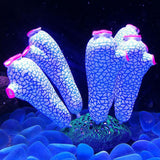 Maxbell Maxbell Aquarium Tank Landscaping Fluorescent Sea Squirt Simulation Coral Purple