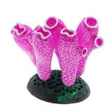 Maxbell Maxbell Aquarium Tank Landscaping Fluorescent Sea Squirt Simulation Coral Purple