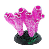 Maxbell Maxbell Aquarium Tank Landscaping Fluorescent Sea Squirt Simulation Coral Purple