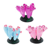 Maxbell Maxbell Aquarium Tank Landscaping Fluorescent Sea Squirt Simulation Coral Purple