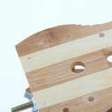 Maxbell Maxbell Hamster Wooden Rack Feeder Hay Grass Nest Holder for Rabbit Guinea Pig Mice