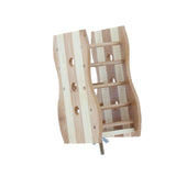 Maxbell Maxbell Hamster Wooden Rack Feeder Hay Grass Nest Holder for Rabbit Guinea Pig Mice