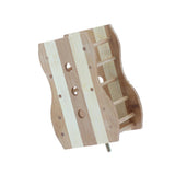 Maxbell Maxbell Hamster Wooden Rack Feeder Hay Grass Nest Holder for Rabbit Guinea Pig Mice