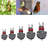 Maxbell Maxbell Parrot Nappies Pocket Cloth Diaper Bird Pee Pad Flowers Dot Gray for Bird XS