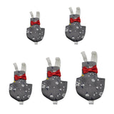 Maxbell Maxbell Parrot Nappies Pocket Cloth Diaper Bird Pee Pad Flowers Dot Gray for Bird XS