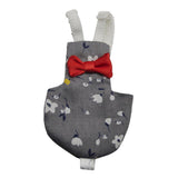 Maxbell Maxbell Parrot Nappies Pocket Cloth Diaper Bird Pee Pad Flowers Dot Gray for Bird S