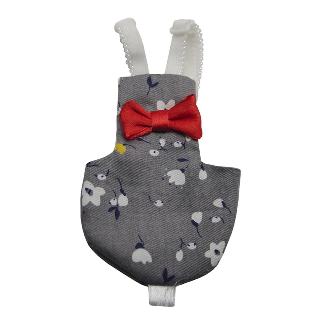 Maxbell Maxbell Parrot Nappies Pocket Cloth Diaper Bird Pee Pad Flowers Dot Gray for Bird M