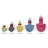 Maxbell Maxbell Parrot Nappies Pocket Cloth Diaper Bird Pee Pad Flowers Dot Gray for Bird XL