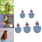 Maxbell Maxbell 1 Pc Blue Floral Print Adjustable Parrot Nappy Diaper with Hook and Loop XS