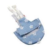 Maxbell Maxbell 1 Pc Blue Floral Print Adjustable Parrot Nappy Diaper with Hook and Loop  XL