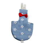 Maxbell Maxbell 1 Pc Blue Floral Print Adjustable Parrot Nappy Diaper with Hook and Loop  XL