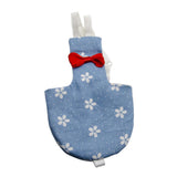 Maxbell Maxbell 1 Pc Blue Floral Print Adjustable Parrot Nappy Diaper with Hook and Loop  XL