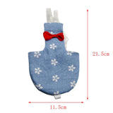 Maxbell Maxbell 1 Pc Blue Floral Print Adjustable Parrot Nappy Diaper with Hook and Loop  XL